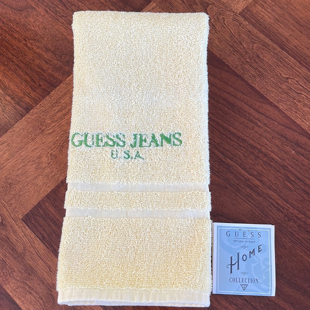 VINTAGE GUESS JEANS HAND TOWEL